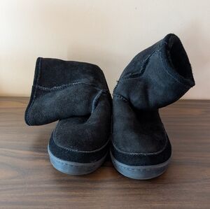 Vintage Y2K Minnetonka Black Suede Boots